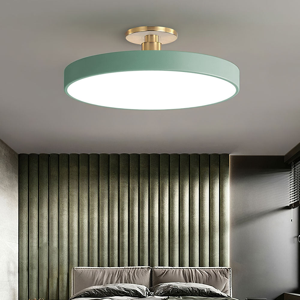 Modern LED Semi Flush Mount Ceiling Light | Energy-Saving. Durable Design for Hallway. Dining Room & Living Room
