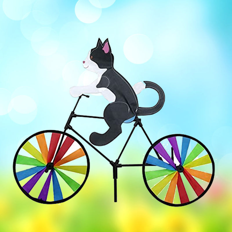 Cat Bicycle Wind Chime