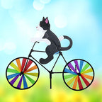 Cat Bicycle Wind Chime