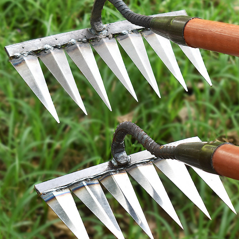 Multifunctional garden weed grabber