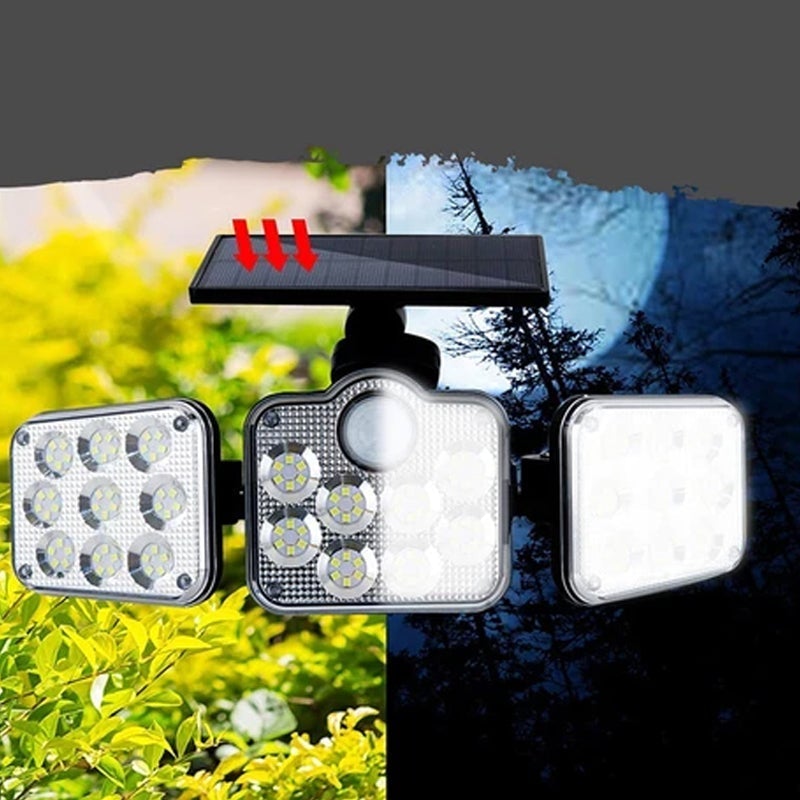 Solar Induction Wall Light Split with Remote Control