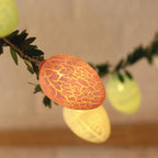 Easter Cracked Egg Rattan String LED Decorative String Lights