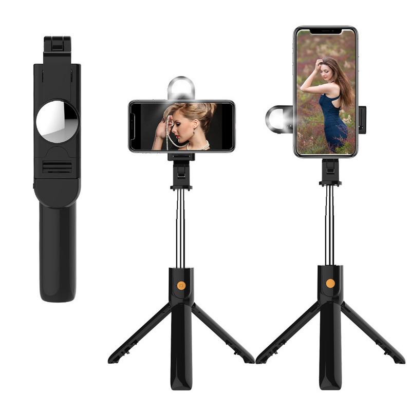 Tripod for selfie stick with Bluetooth remote control