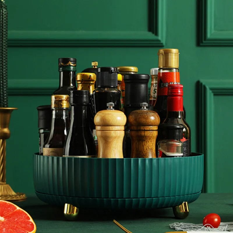 360° rotating storage bowl, spice rack