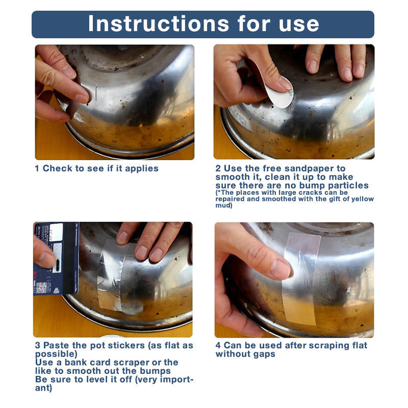 Heat-resistant pot stickers