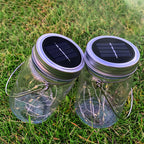 Modern Art Deco Waterproof Solar Glass Stainless Steel Copper Wire Star LED String Lights Outdoor Lighting For Garden
