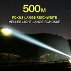 Waterproof military laser flashlight