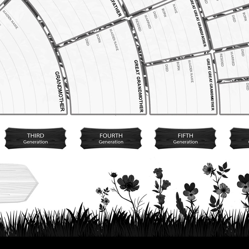 Family history family tree canvas