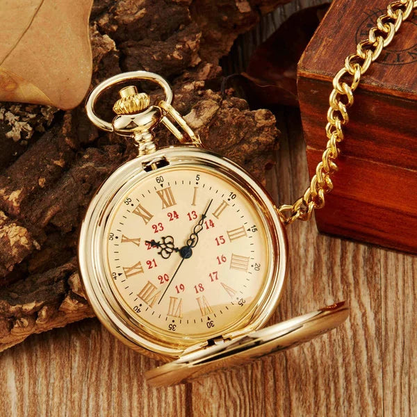 Best Gift-Pocket Chain Watch With Quartz