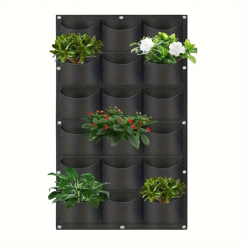 Felt Plant Bag for Vertical Wall Mounting – Three-dimensional, Non-woven Plant Bag