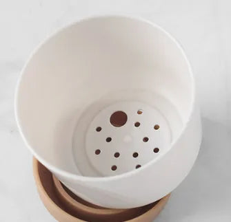 Self-watering flower pot for orchids and plants – Plastic plant container
