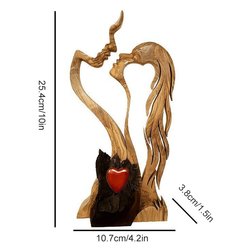 Wood decorations ornaments love forever