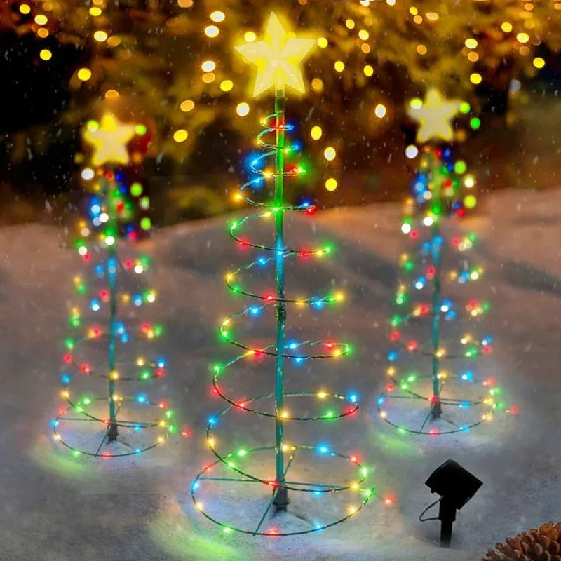 Brightree - Solar-powered Christmas lights for enchanting spaces