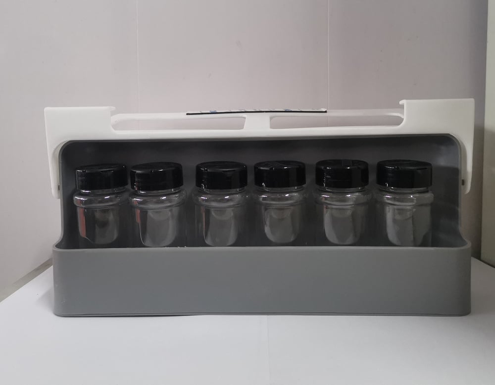 Kitchen Container Organizer – Hanging Spice Rack with Easy Installation