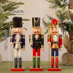 NutcrackerJoy - Wooden Nutcracker Soldier Figure for Timeless Christmas Charm