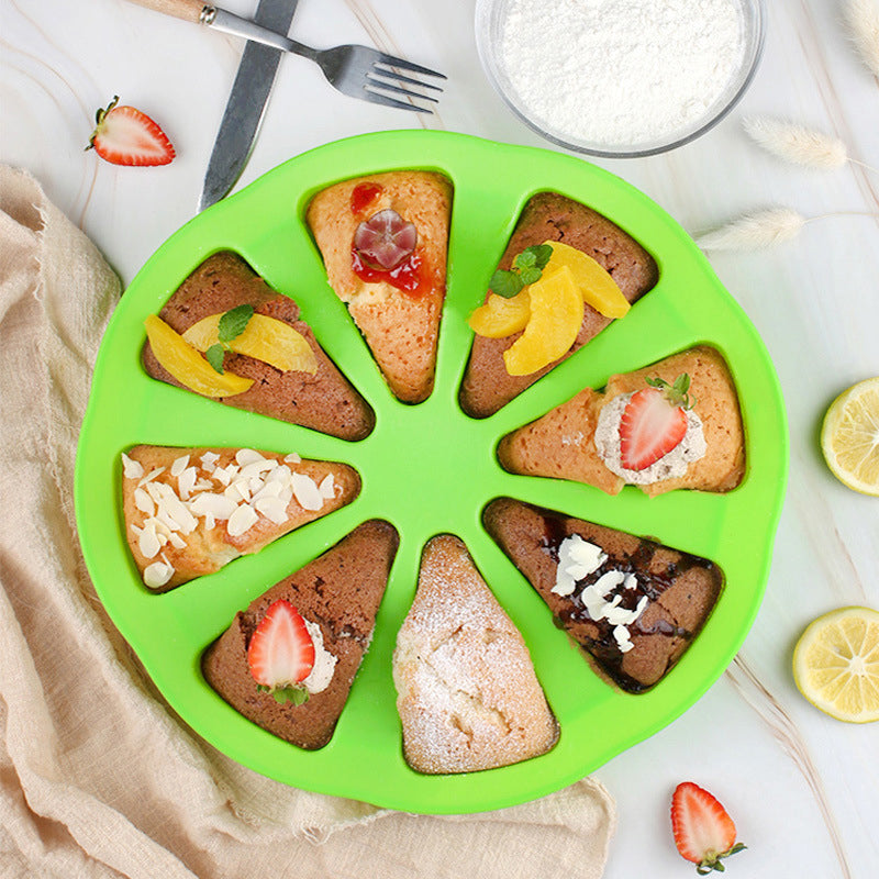 Triangle non-stick silicone cake pan