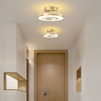 ZAYNO Black LED Ceiling Light – Modern Flush Mount
