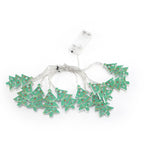 Battery-Powered LED Christmas String Lights with 10 or 20 Bells and Elk Designs