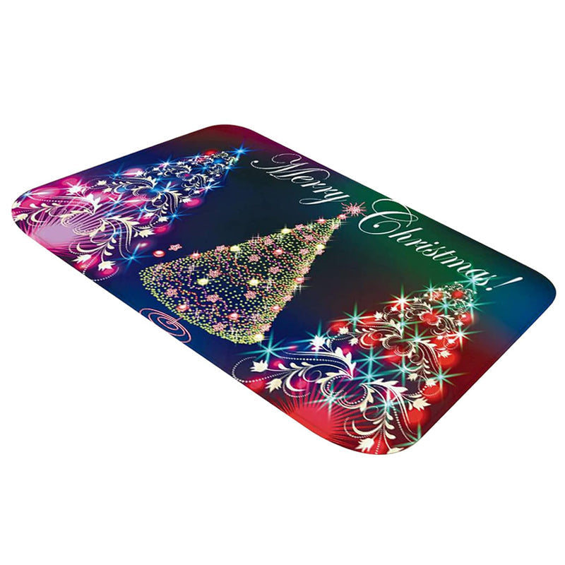 Kitchen Anti-Slip Flannel Printed Entrance Mats