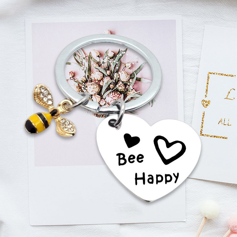 Honeybee keychain