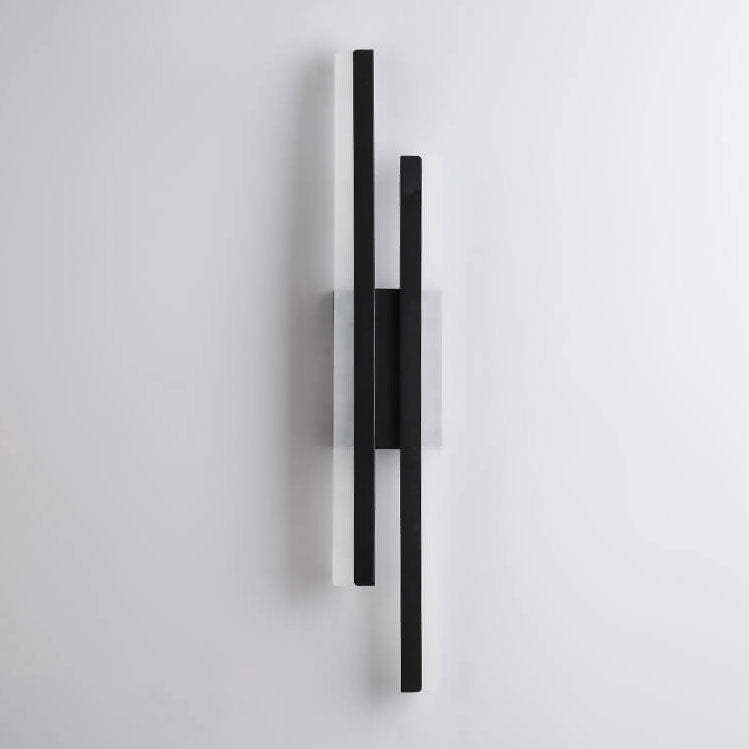 LuxLine Modern LED Wall Lamp | Minimalist Design | Iron & Acrylic | Dimmable Light