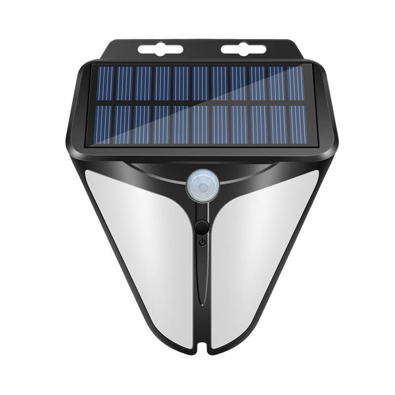 Solar Intelligent Triangle Outdoor Waterproof Body Sensor Patio LED Wall Light