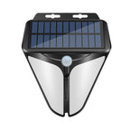 Solar Intelligent Triangle Outdoor Waterproof Body Sensor Patio LED Wall Light