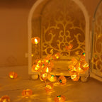 Modern Thanksgiving Maple Acorn Pumpkin Decoration 30 LED String Lights