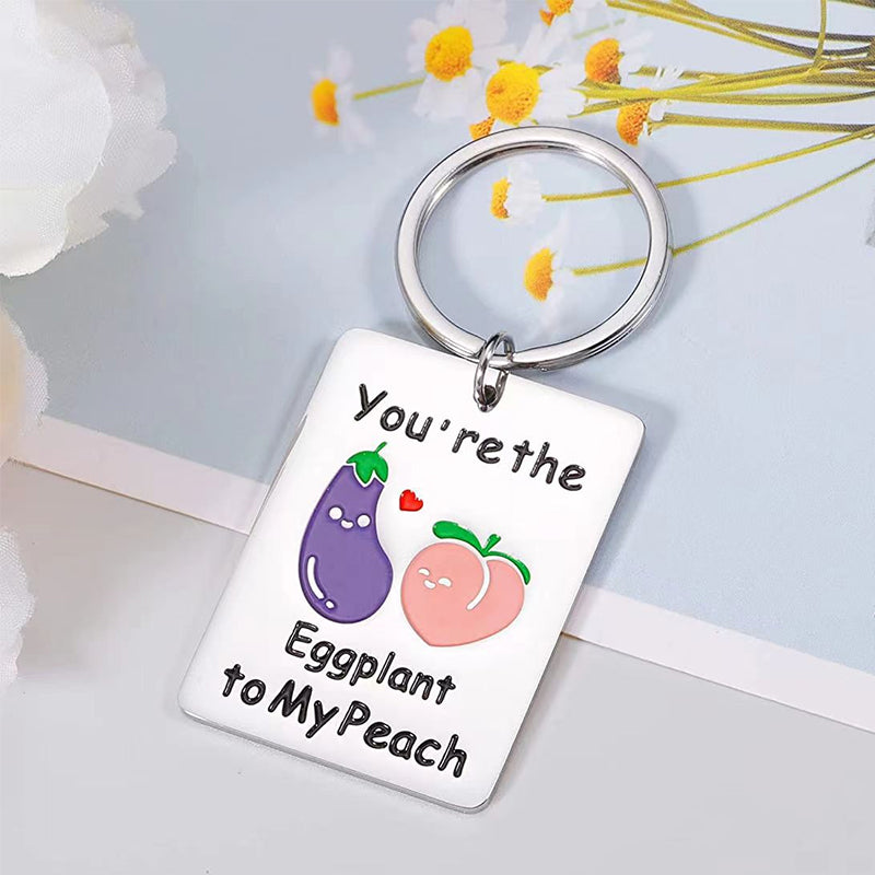 You are the eggplant to my peach