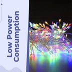 LED Firecracker String Lights – Dazzling Copper Wire Sparkle