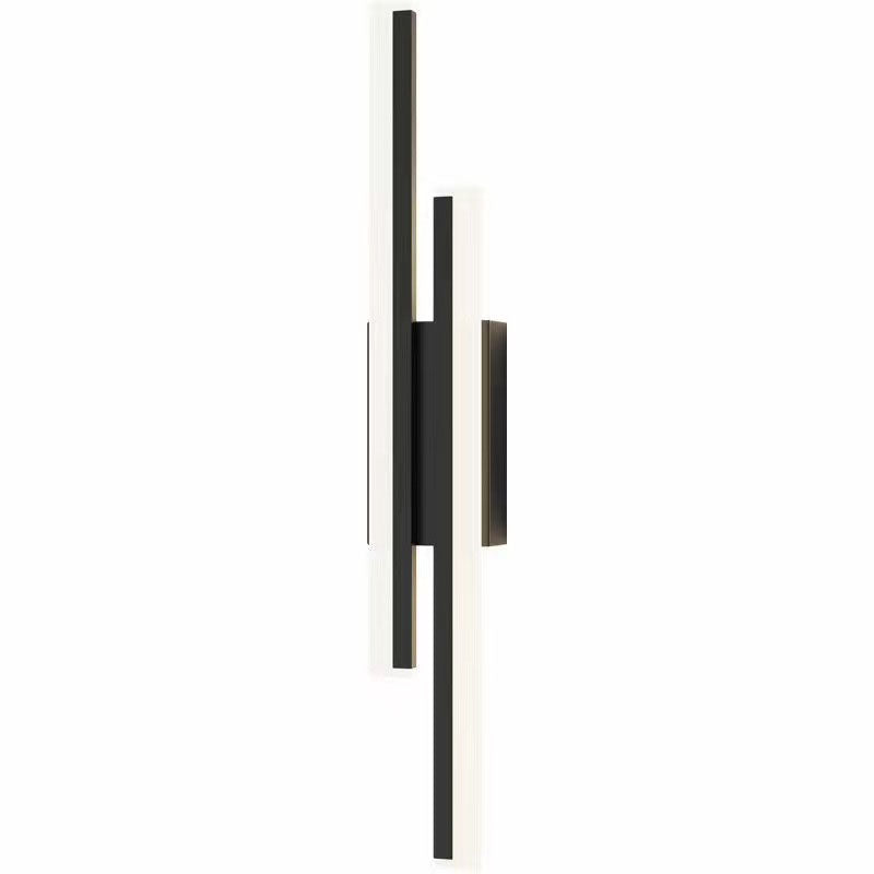 LuxLine Modern LED Wall Lamp | Minimalist Design | Iron & Acrylic | Dimmable Light