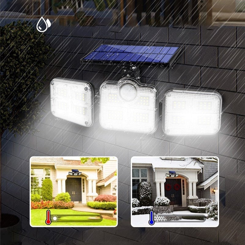 Solar Induction Wall Light Split with Remote Control