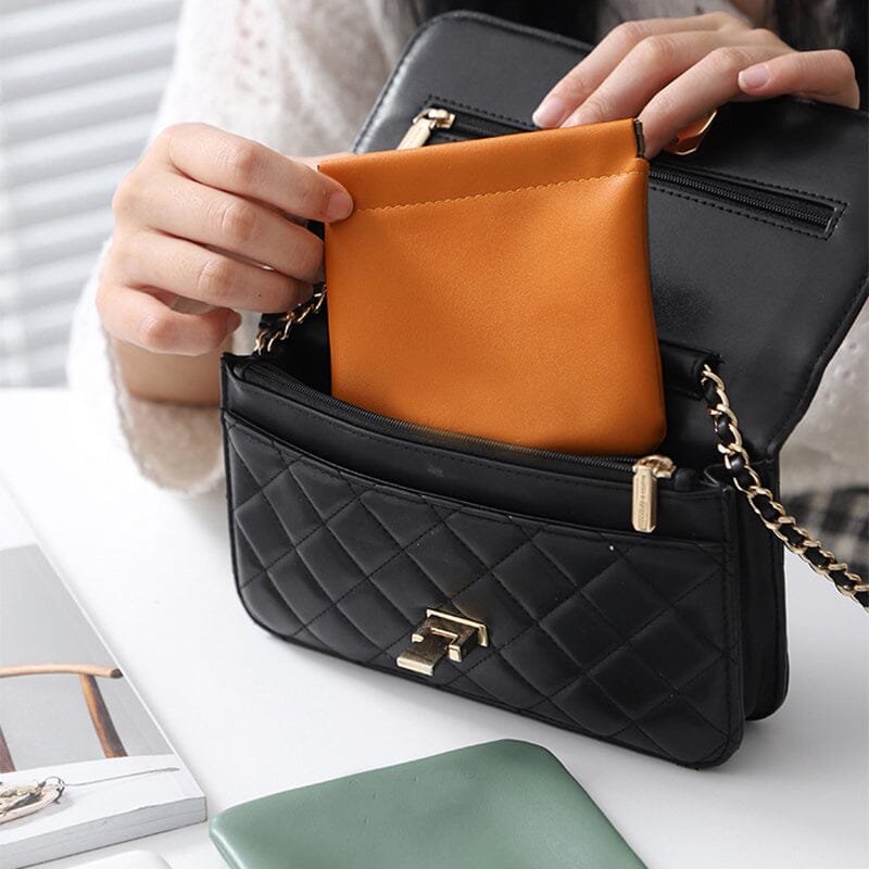 PU leather bags cosmetic pouch