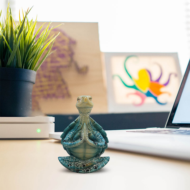 Sea Turtle Meditation Home Decoration