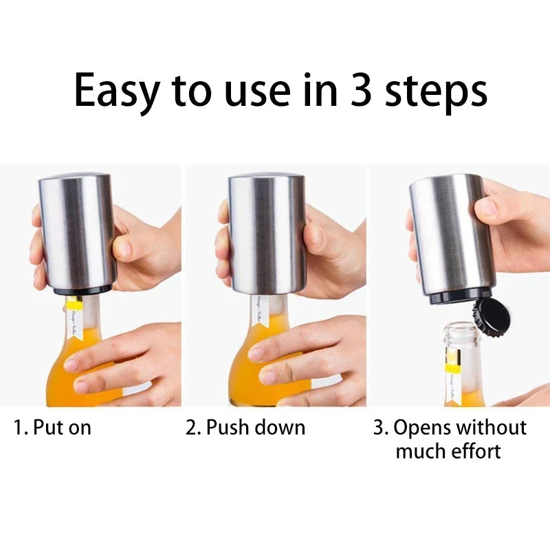 Magnetic Automatic Beer Bottle Opener