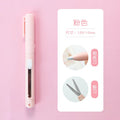 Mini Folding Pen Scissors Graving Knife for Kids