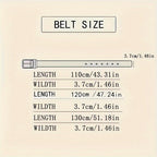 Men’s Genuine Leather Belt with Automatic Buckle – Classic Adjustable Cowhide Waist Belt