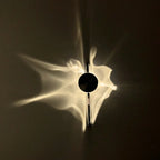 Rotatable Ripple-Light Wall Sconce with Aluminum and Stainless Steel