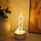 SportGlow - LED Table Lamp with 3D Football Design