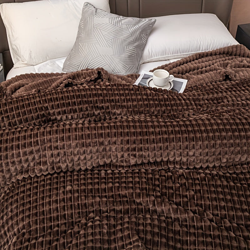 FlannelLuxe – Soft Fleece Blanket for Comfort