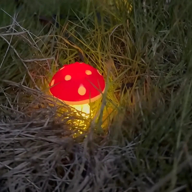 MoonlitMushrooms Solar Garden Lights