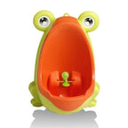 Children's urinal in frog shape – portable potty trainer with adjustable height