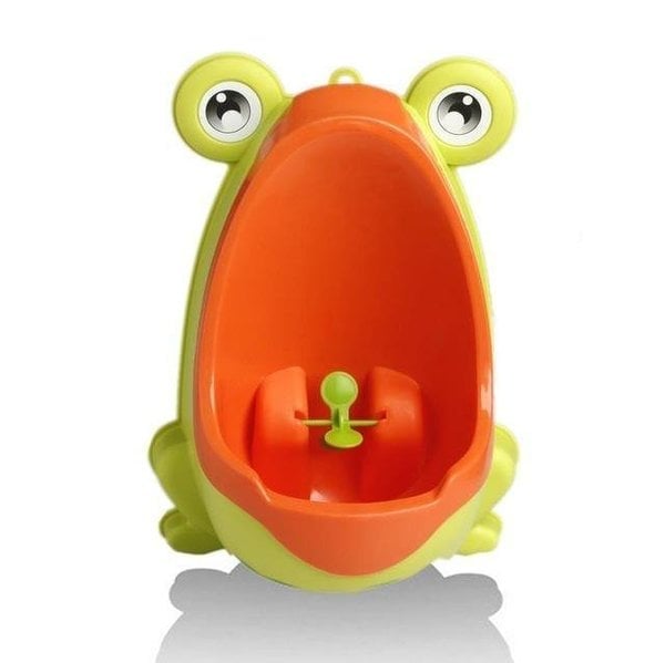 Children's urinal in frog shape – portable potty trainer with adjustable height