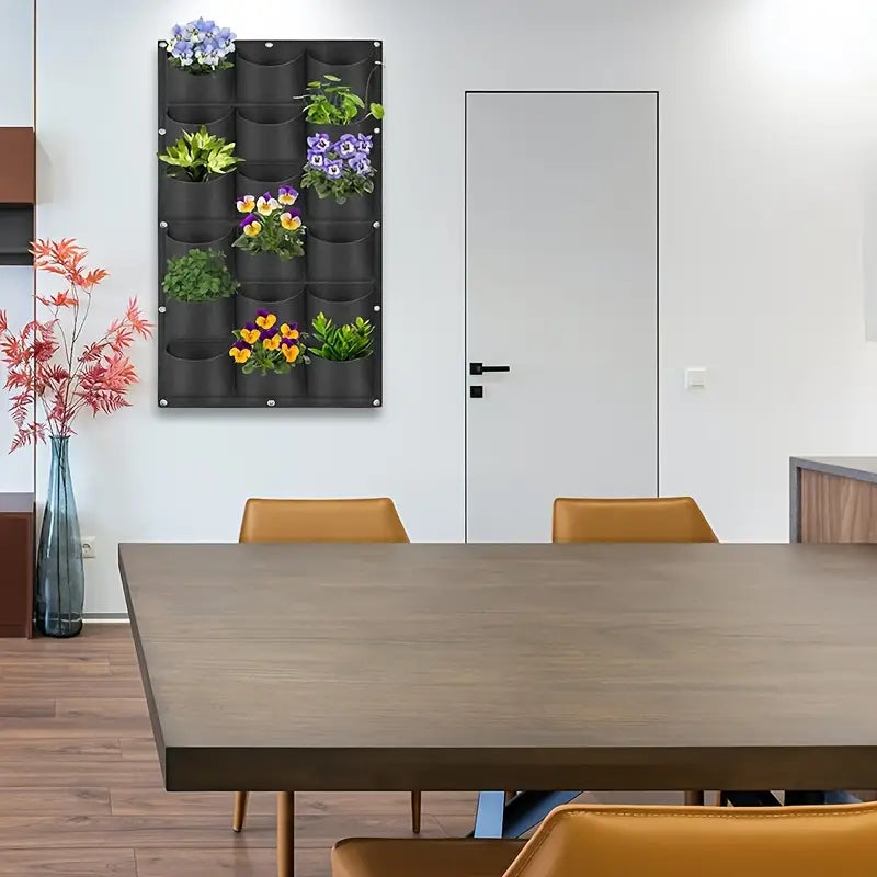 Felt Plant Bag for Vertical Wall Mounting – Three-dimensional, Non-woven Plant Bag