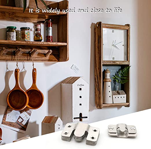Interlock Hanging Clip — Stainless Steel Wall Art Hooks with Secure Hold (5 Pieces)