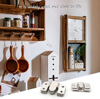 Interlock Hanging Clip — Stainless Steel Wall Art Hooks with Secure Hold (5 Pieces)