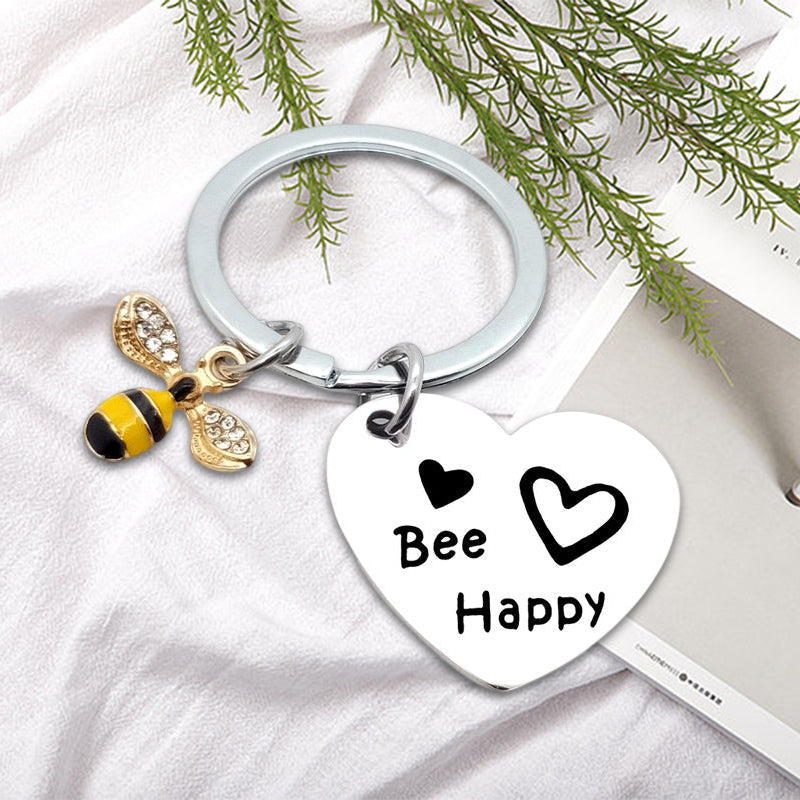 Honeybee keychain