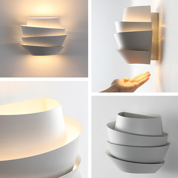Modern iron wall lamp with double light