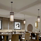 Bambora Zen Pendant Light | Handwoven Bamboo Lantern | Japanese Design | Natural Elegance