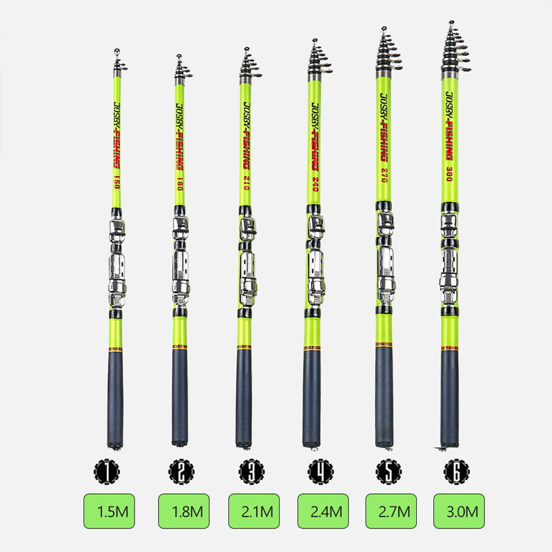 Mini portable multifunctional fishing rod